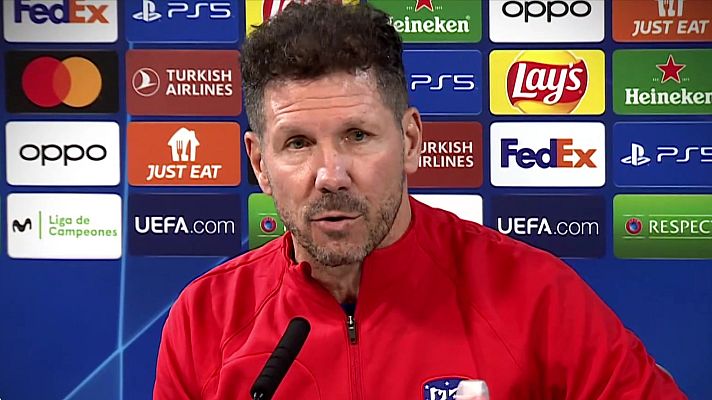 Telediario 2 - Simeone: "Siento que el equipo está creciendo"