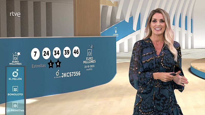 Sorteo de la Bonoloto y Euromillones del 25/10/2022