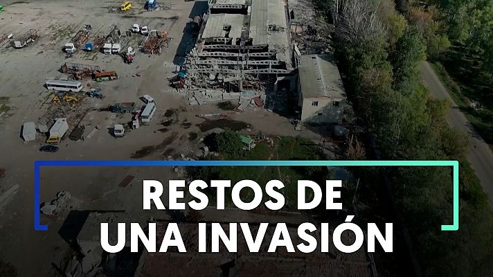 Modo Digital - Los restos que dejó el Ejército ruso en una base abandonada en Balakliya