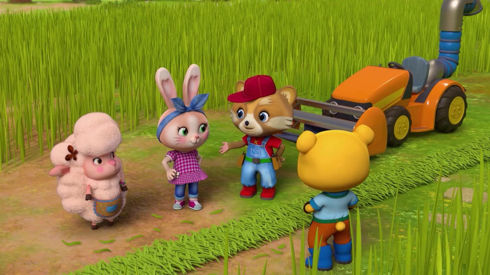 Heno para el invierno - La granja feliz | Ver