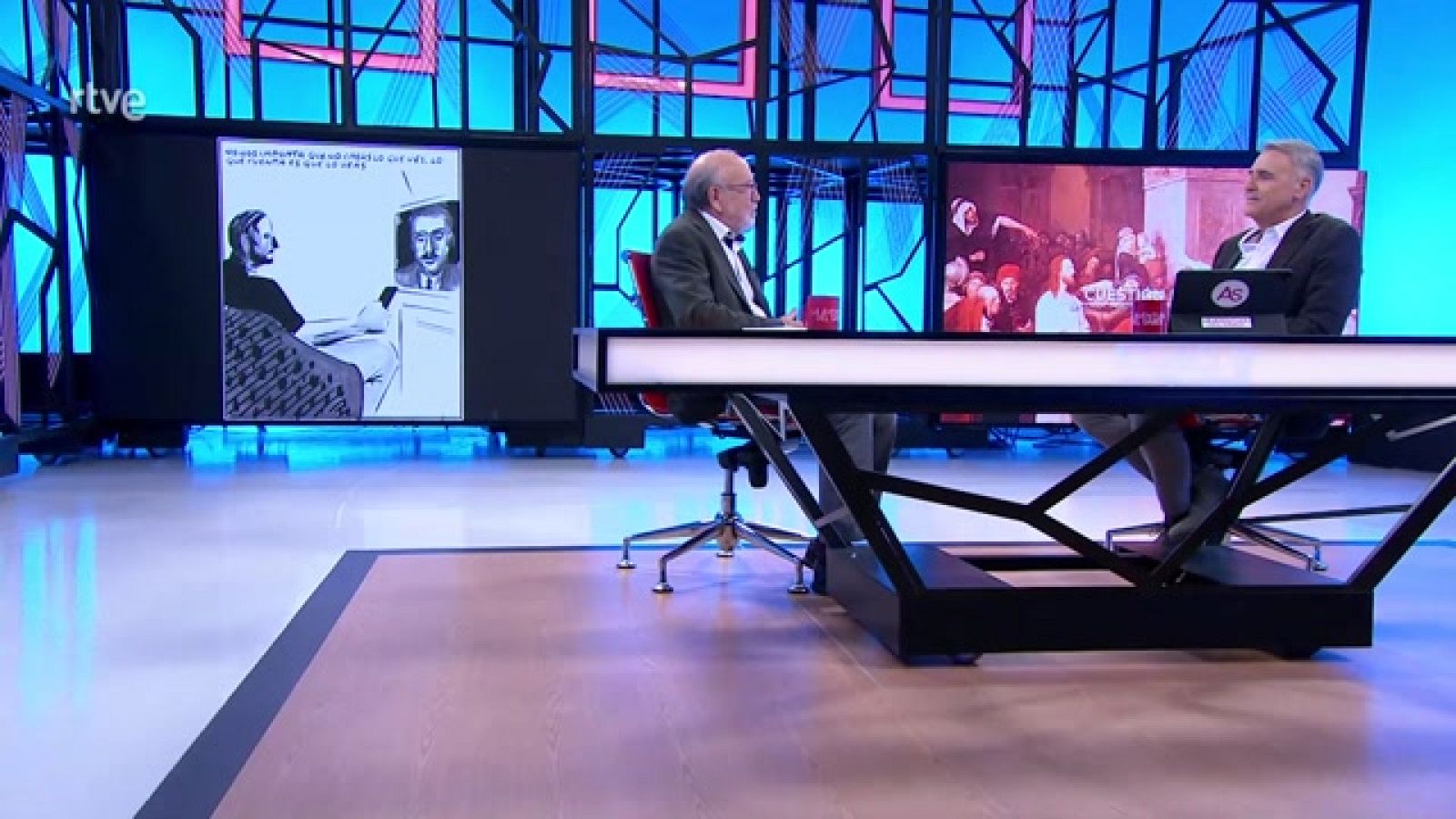 Salvador Gómez Valdés y el filósofo Reyes Mate reflexionan sobre la importancia de la filisofía en la vida cotidiana