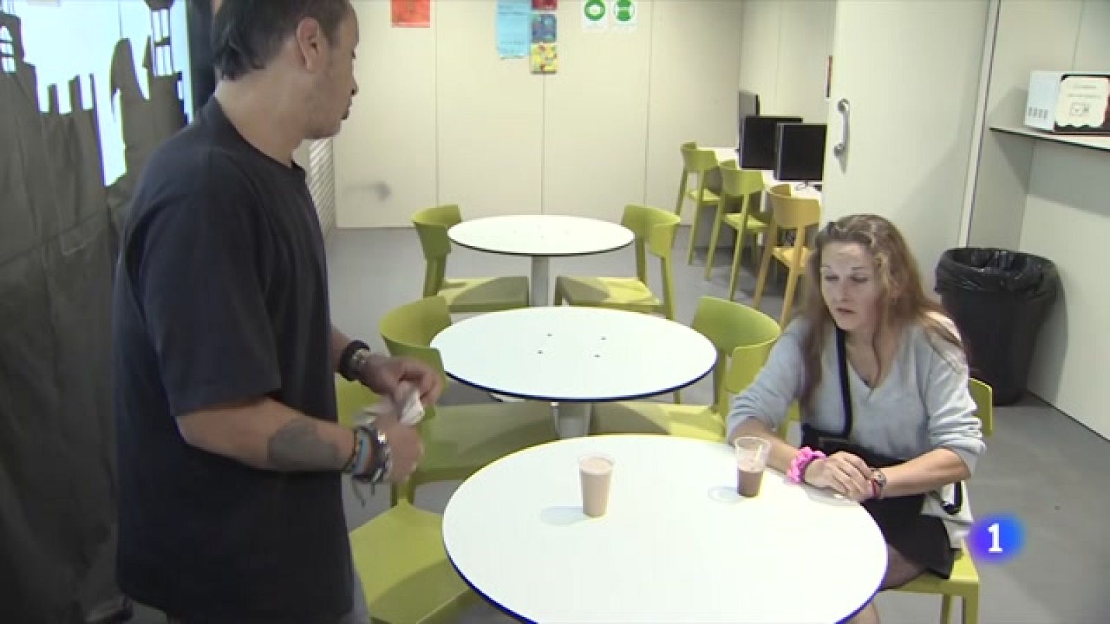 Un espai on els toxicòmans poden consumir