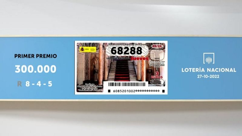 Sorteo de la Lotería Nacional del 27/10/2022 - Ver ahora