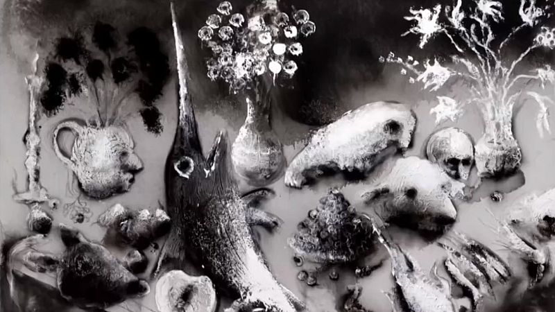 Miquel Barceló vuelve al Louvre con el bodegón 'Comedia humana'