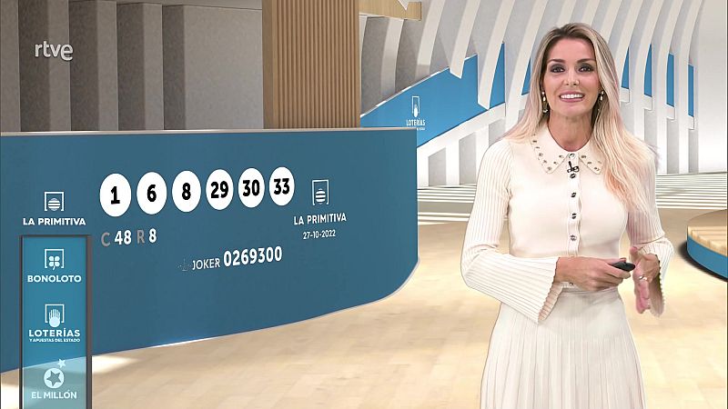 Sorteo de la Lotería Nacional, Bonoloto, Primitiva y Jóker del 27/10/2022 - ver ahora