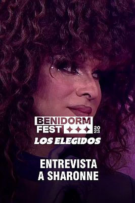Benidorm Fest - Entrevista a Sharonne en la gala 'Benidorm Fest: los elegidos'
