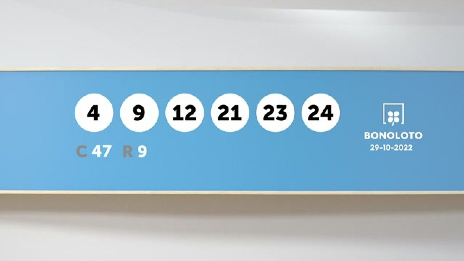 Sorteo de la Lotería Bonoloto del 29/10/2022 - Ver ahora