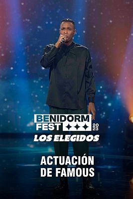 Benidorm Fest - Actuación de Famous en la gala de presentación de Benidorm Fest 2023