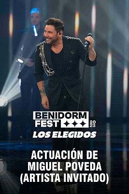 Benidorm Fest - Actuación del invitado Miguel Poveda en la gala de presentación de Benidorm Fest 2023
