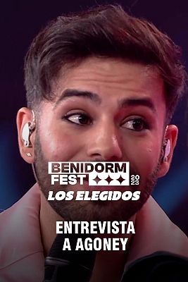 Benidorm Fest - Entrevista a Agoney en la gala 'Benidorm Fest: los elegidos'
