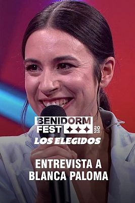Benidorm Fest - Entrevista a Blanca Paloma en la gala 'Benidorm Fest: los elegidos'