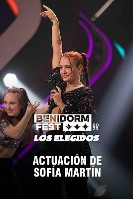Benidorm Fest - Actuación de Sofía Martín en la gala de presentación de Benidorm Fest 2023