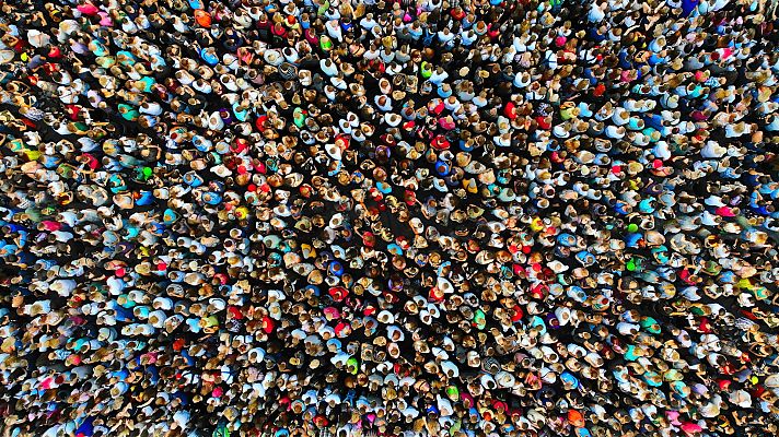 Telediario 1 - Cómo actuar en caso de aglomeración: mantener la calma y seguir las indicaciones