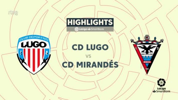 Resúmenes de LaLiga - Lugo-Mirandés: resumen del partido. 13ª jornada de Segunda