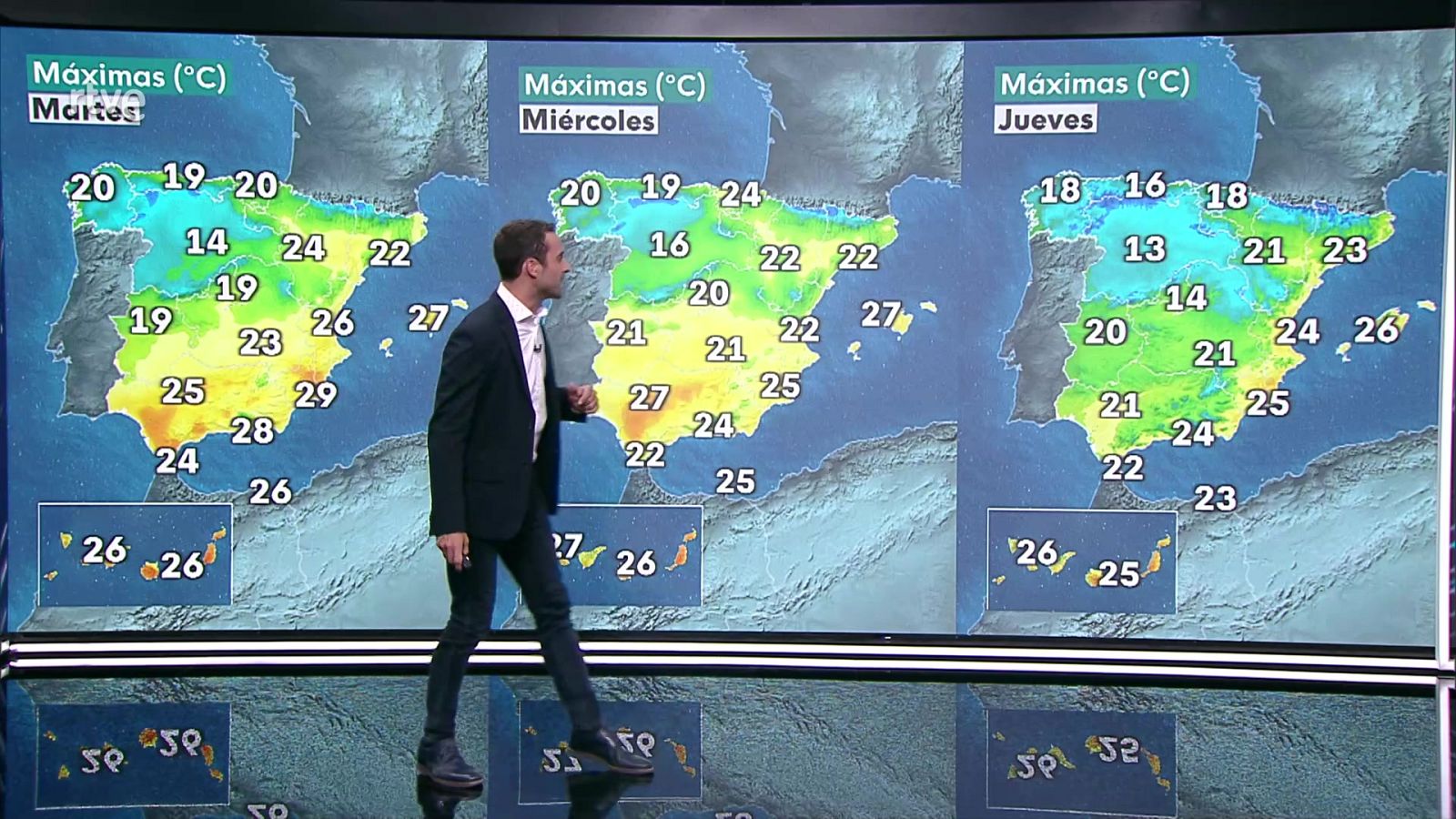 Precipitaciones abundantes en el oeste del sistema Central y en áreas de la meseta Norte - ver ahora