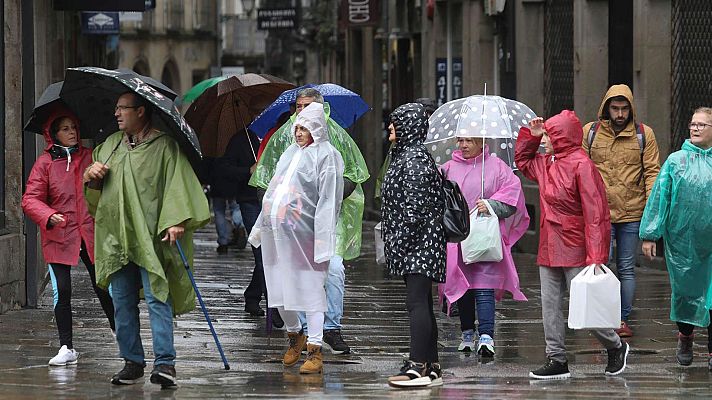 El tiempo - La entrada de un frente dejará lluvias en Galicia, Sanabria y Pirineos