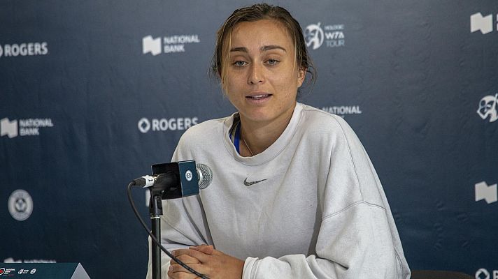 Telediario 1 - "Pena y rabia" de Paula Badosa ante la agresión a una tenista