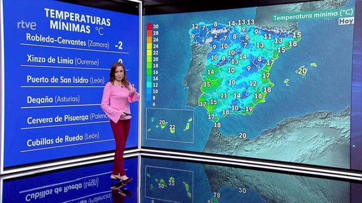 El tiempo - Probables precipitaciones al principio del día en el área Pirenaica y este de Cataluña