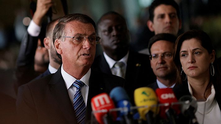 Telediario 2 - Bolsonaro no reconoce la victoria de Lula pero "respetará" la Contitución