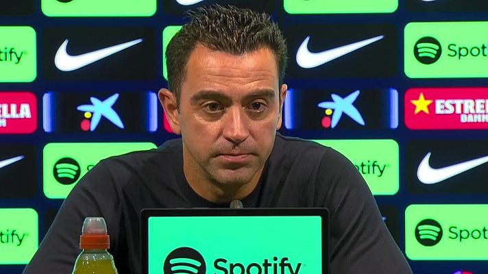 Estudio Estadio - Xavi Hernández: "Hemos estado muy bien en ataque y no tan bien en defensa"