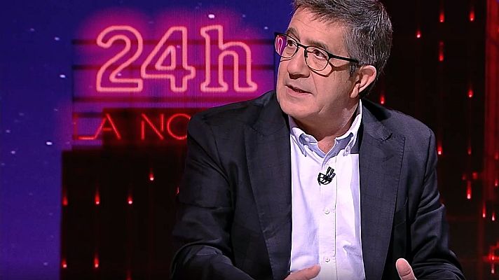La noche en 24h - Patxi López asegura que Feijóo está "tocado y hundido" tras romper el acuerdo del CGPJ por las "presiones de Ayuso"