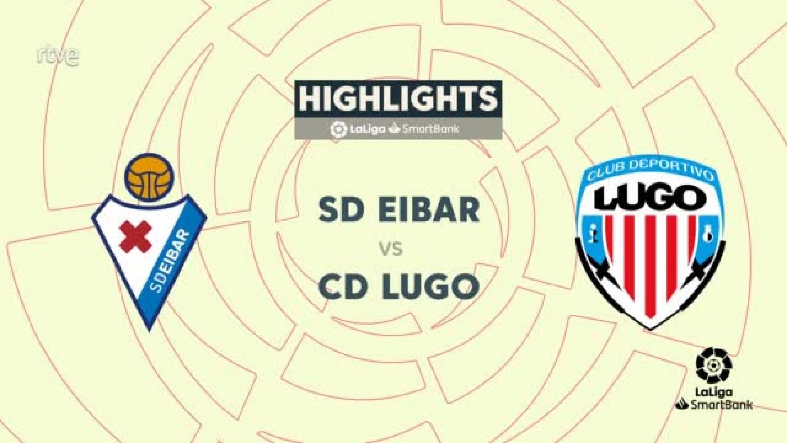 Eibar - Lugo: resumen del partido de la 14ª jornada Segunda División - ver ahora