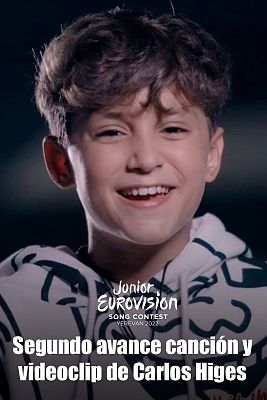 Eurovisión Junior - Carlos Higes: segundo avance en exclusiva de su canción para Eurovisión Junior