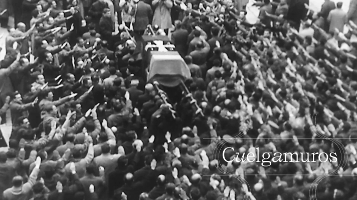 LAB RTVE - 4 CUELGAMUROS (english subtitle) [1959] Traslado de Jose Antonio Primo de Rivera desde el Escorial