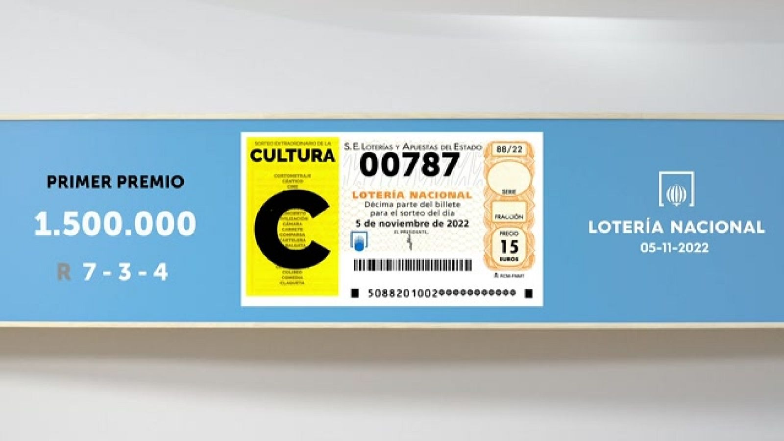 Sorteo de la Lotería Nacional del 05/11/2022 - Ver ahora