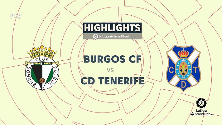 Resúmenes de LaLiga - Burgos-Tenerife: resumen del partido de la 15ª jornada de Liga | Segunda