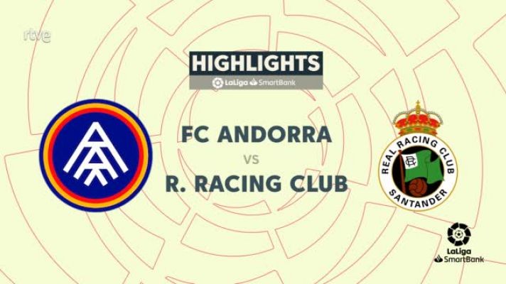 Resúmenes de LaLiga - Andorra - Racing: resumen del partido de la 15ª jornada