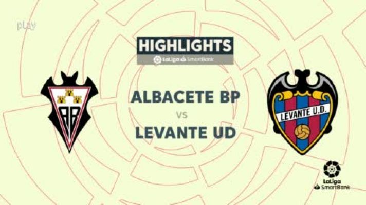 Resúmenes de LaLiga - Albacete-Levante: resumen del partido, 15ª jornada