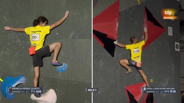 Escalada deportiva - Campeonato y Copa de España. Finales bloque