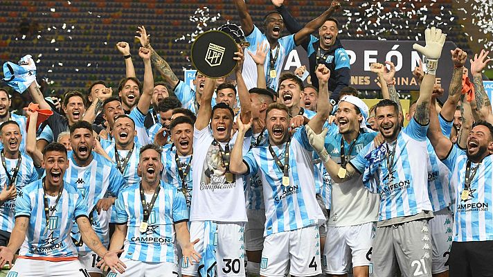 Telediario Matinal - Racing vence a Boca en un partido con 10 expulsados y gana el Trofeo de Campeones