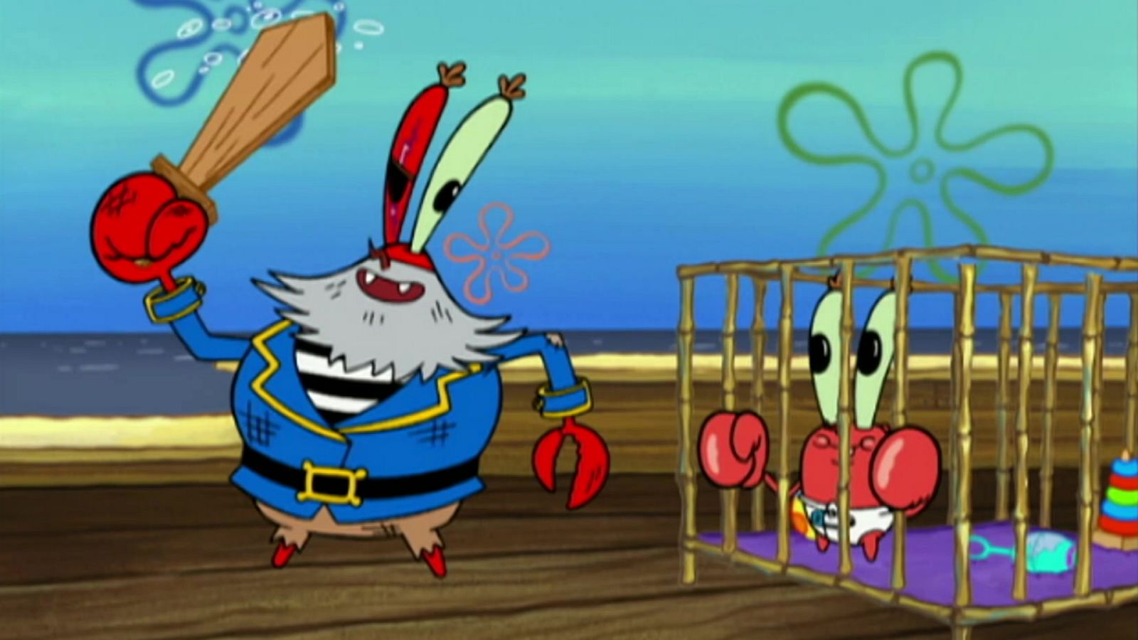 El abuelito pirata - Bob Esponja | Ver