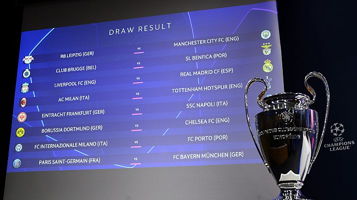 Telediario 1 - El Real Madrid se cita con el Liverpool en los octavos de Champions