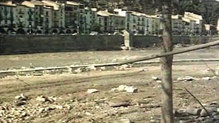 Arxiu TVE Catalunya - Destrosses de les inundacions a Balaguer