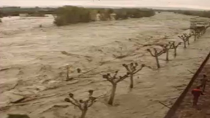 Arxiu TVE Catalunya - Inundacions a Lleida i la crescuda del riu Flamicell