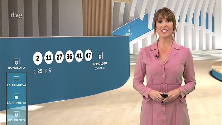 Loterías - Sorteo de la Bonoloto y Primitiva del 07/11/2022