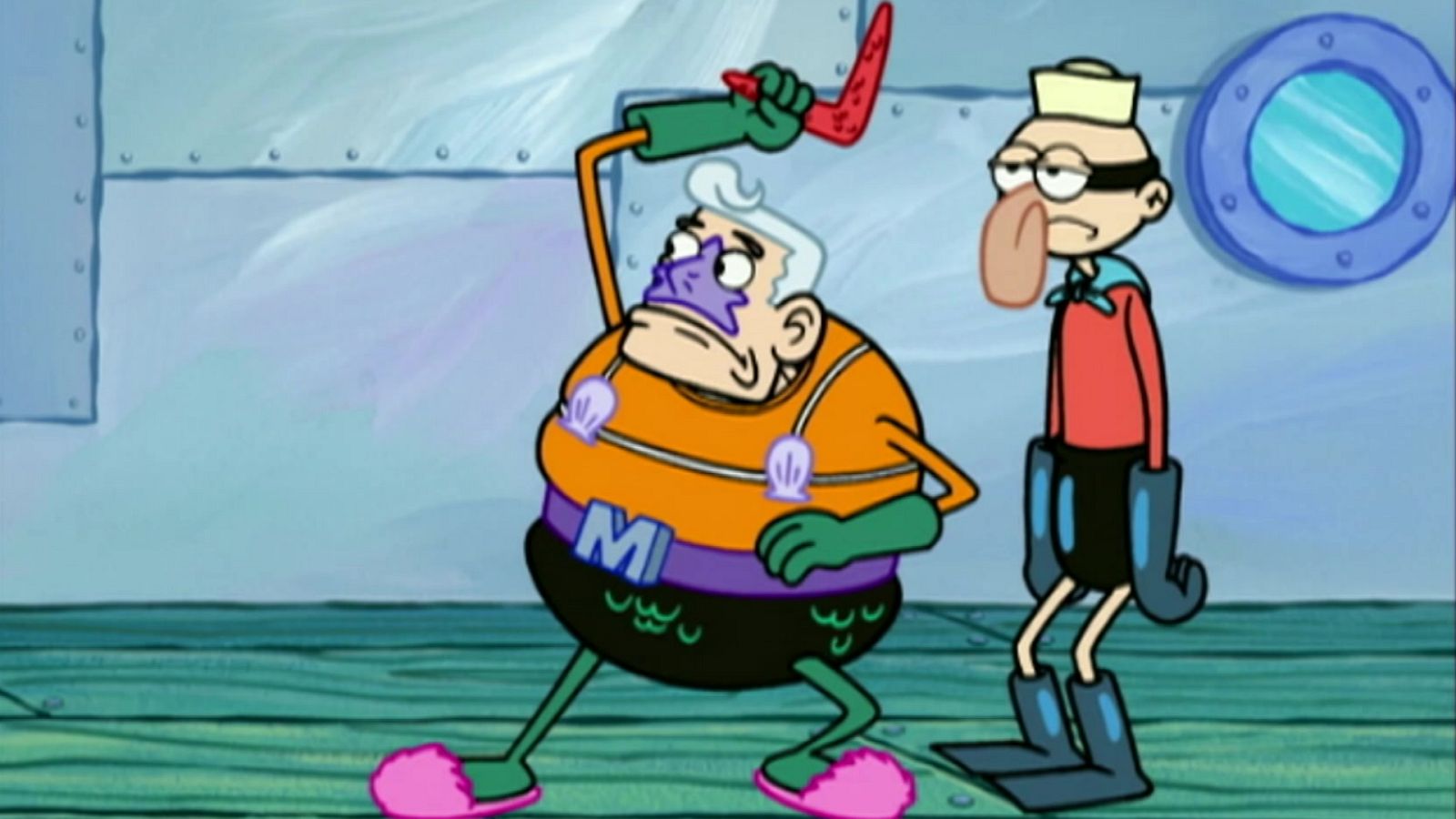 El juego del tejo - Bob Esponja | Ver