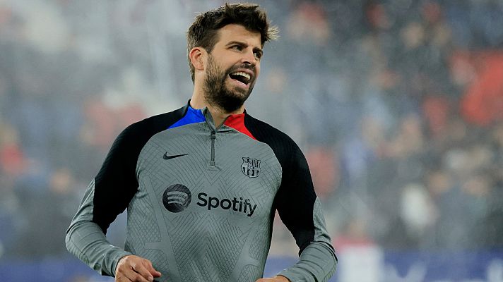 Telediario Matinal - Piqué acaba su carrera expulsado y sin poder jugar ante Osasuna