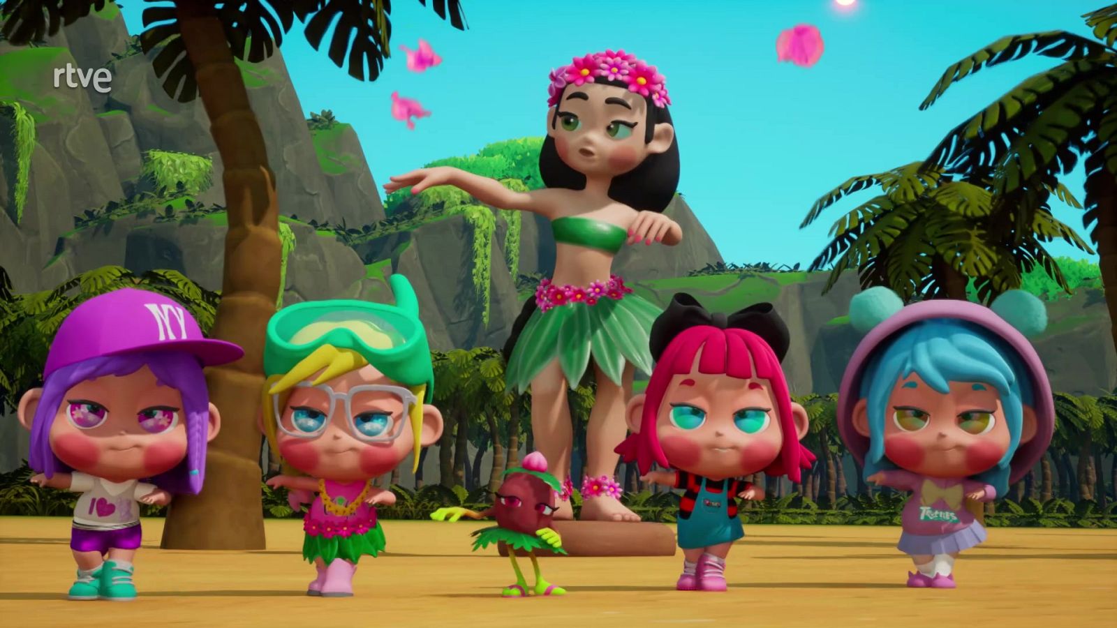 El baile hula de Hawai - Trotties | Ver