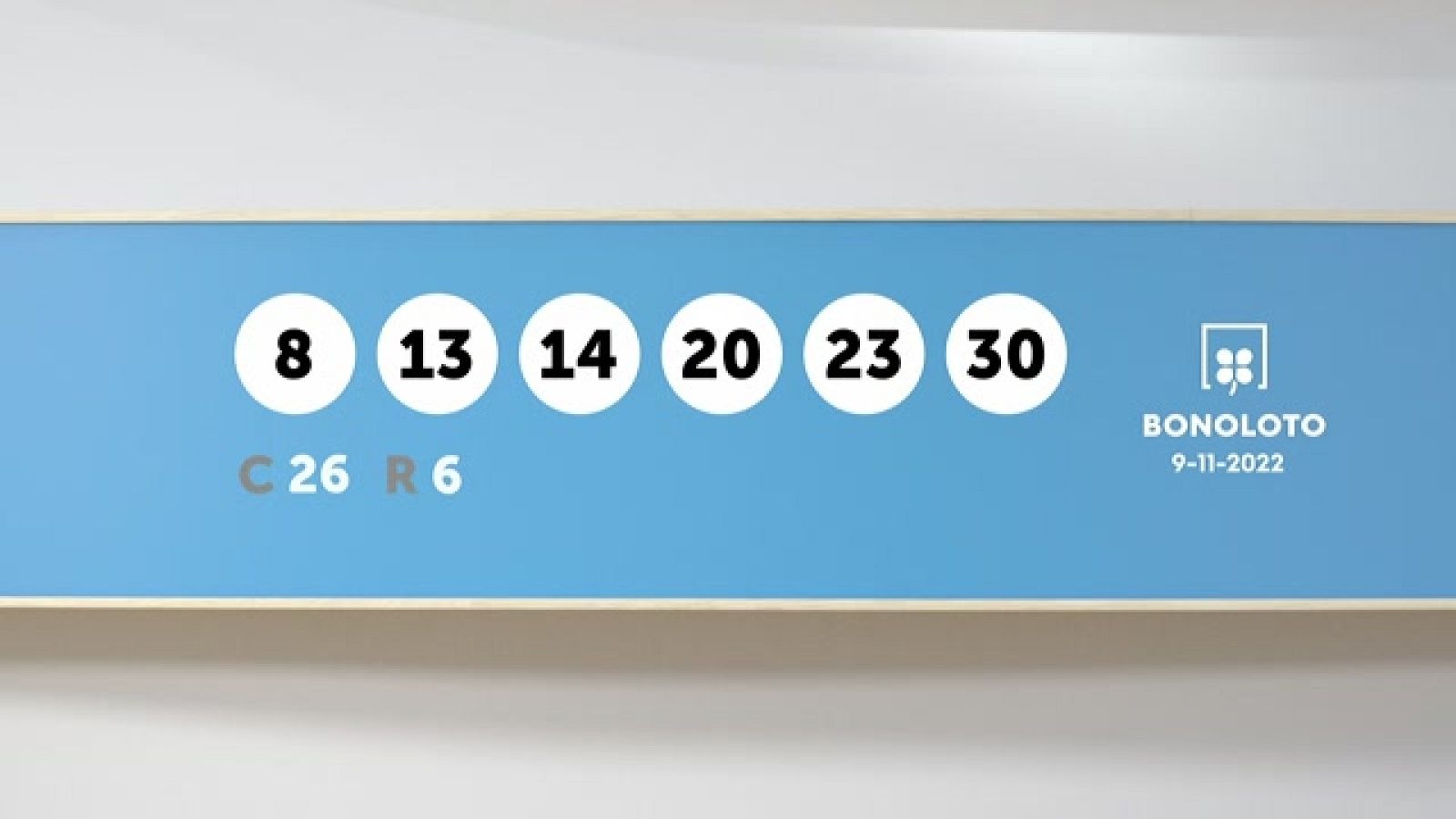 Sorteo de la Lotería Bonoloto del 09/11/2022 - Ver ahora