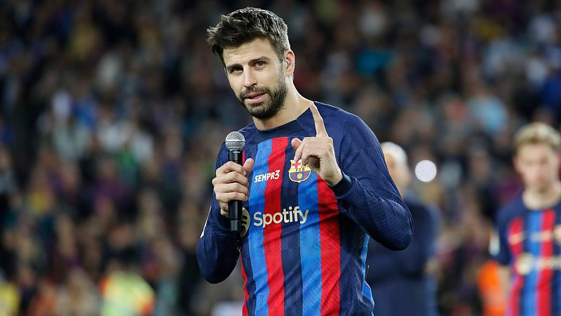 Piqué defiende que no insultó a Gil Manzano en el partido ante Osasuna