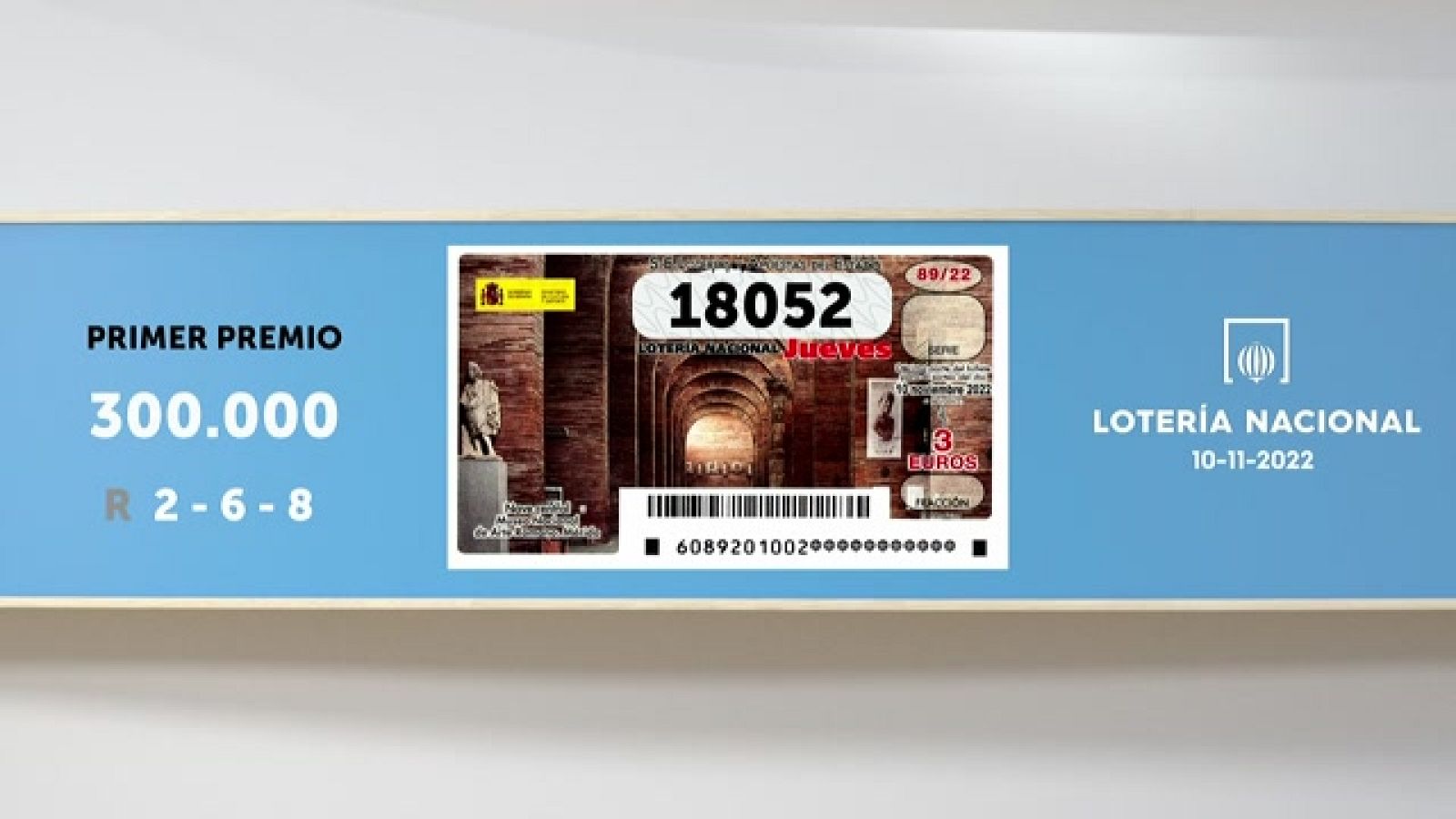 Sorteo de la Lotería Nacional del 10/11/2022 - Ver ahora