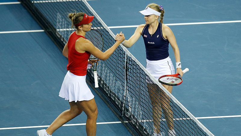 BJK Cup | España se hunde ante Gran Bretaña y cae eliminada | Ver