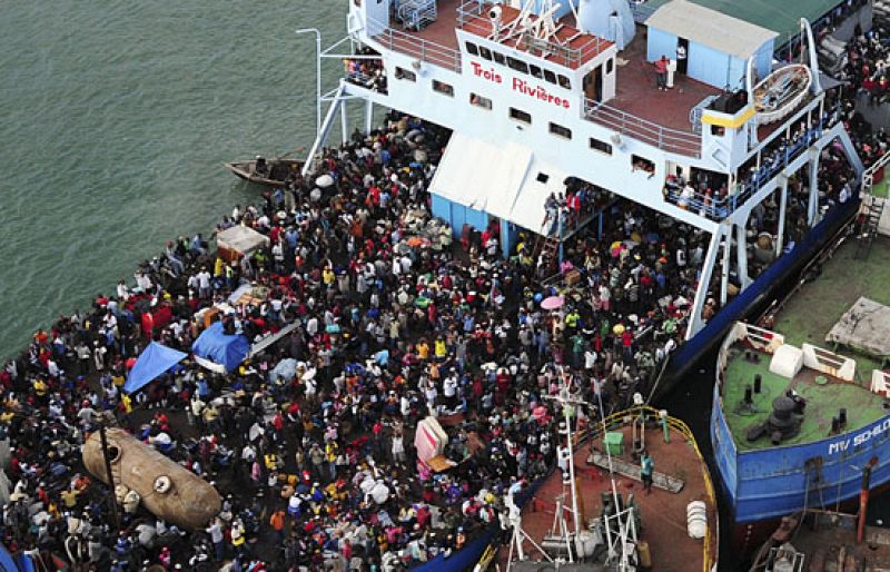 Éxodo en Puerto Príncipe