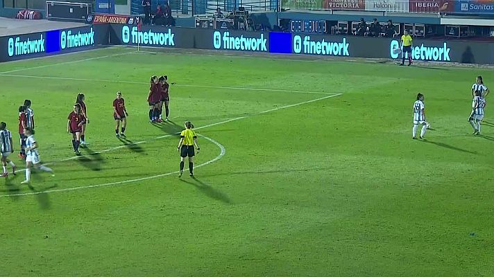 Fútbol - Encuentro amistoso selección femenina: España - Argentina