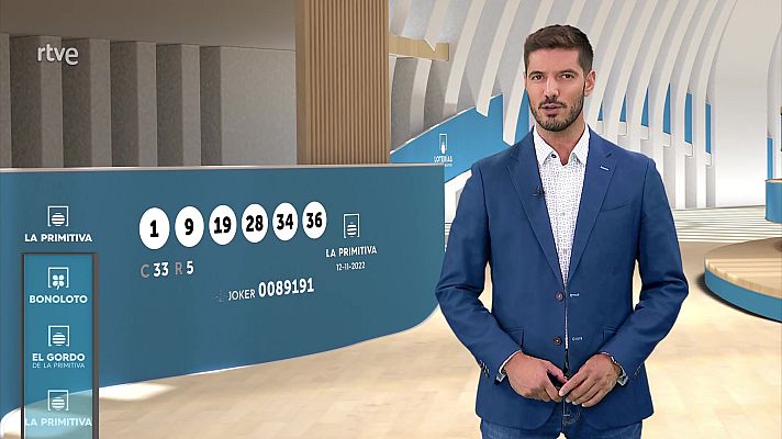 Loterías - Sorteo de la Bonoloto y Primitiva del 12/11/2022