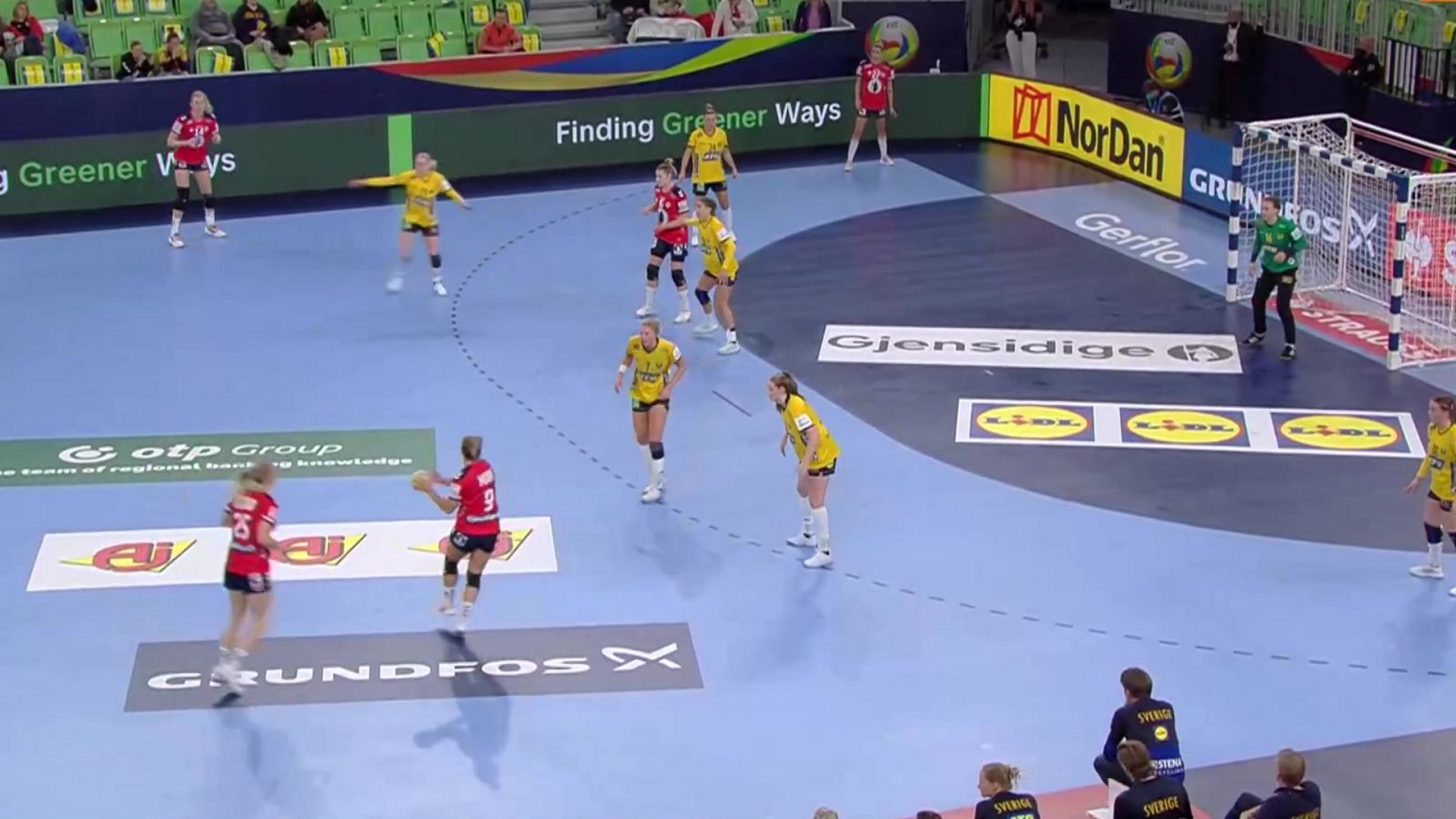 Balonmano - Campeonato de Europa femenino: Noruega - Suecia - ver ahora